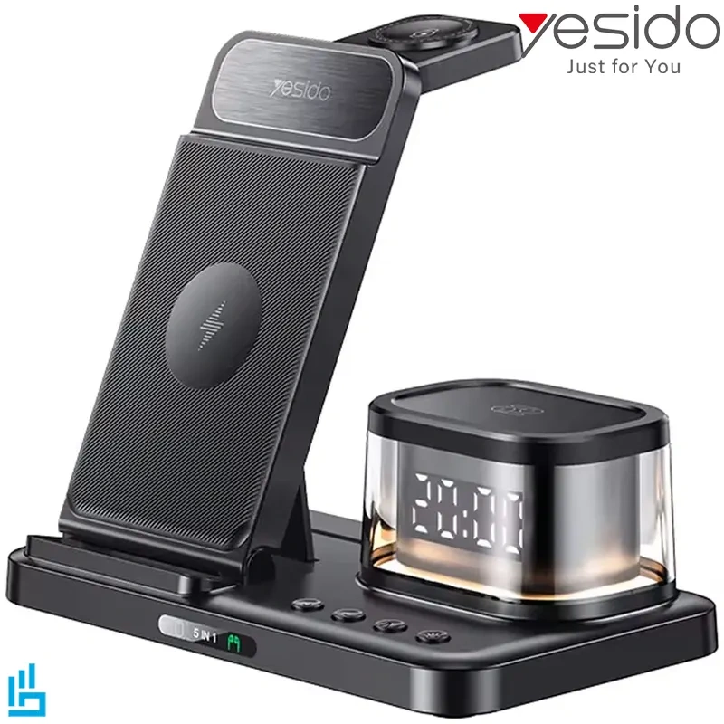 شارژر وایرلس 5 کاره یسیدو مدل YESIDO DS22