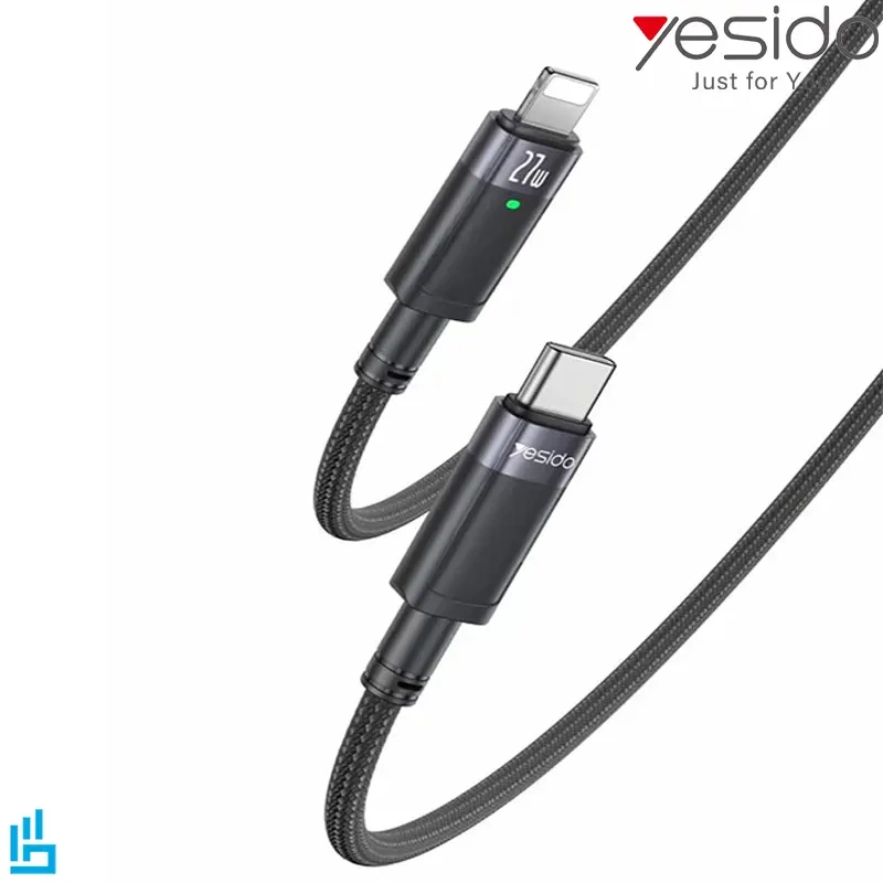 کابل شارژ (تبدیل) تایپ سی type-c به لایتنینگ Lightning آیفونی یسیدو مدل YESIDO CA159 طول 1/2 متر