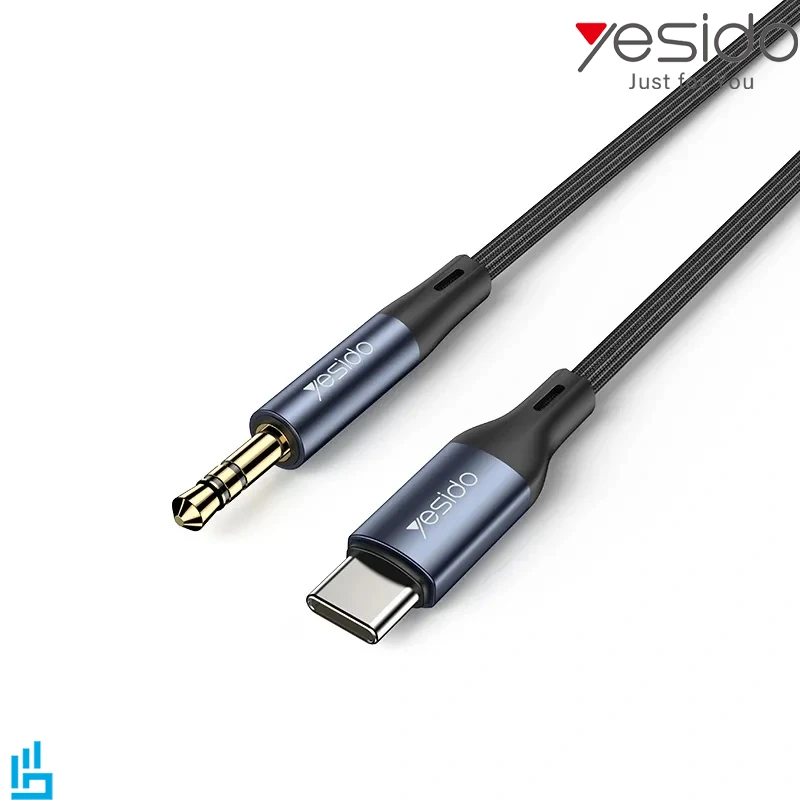 کابل تبدیل USB-C به AUX یسیدو Yesido YAU-36 طول 1 متر