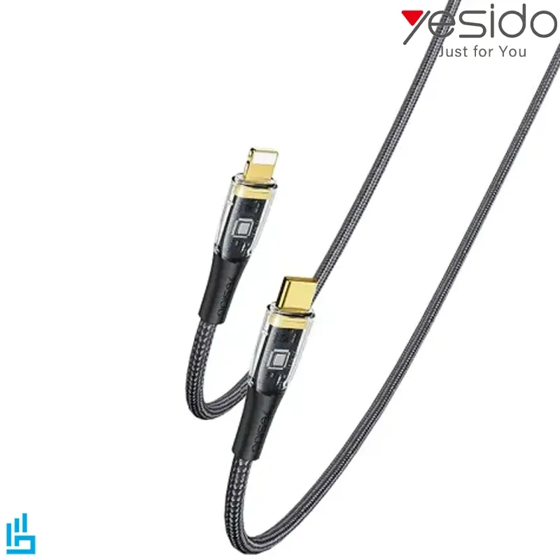 کابل شارژ (تبدیل) تایپ سی type-c به لایتنینگ Lightning آیفونی یسیدو مدل YESIDO CA102 طول 2 متر