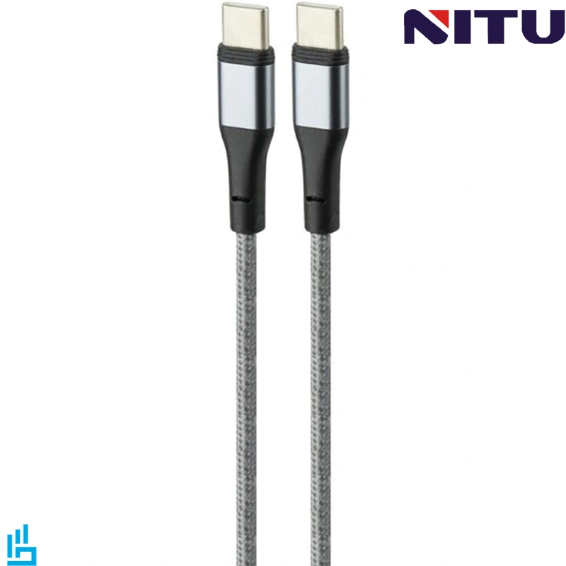 کابل سوپر فست شارژ TypeC به TypeC نیتو NITU NC201 طول 2 متر