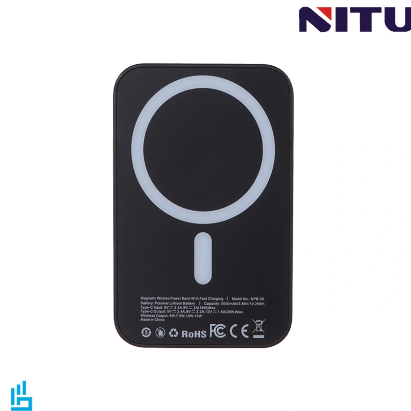 پاوربانک فست وایرلس شارژ نیتو NITU NPB26