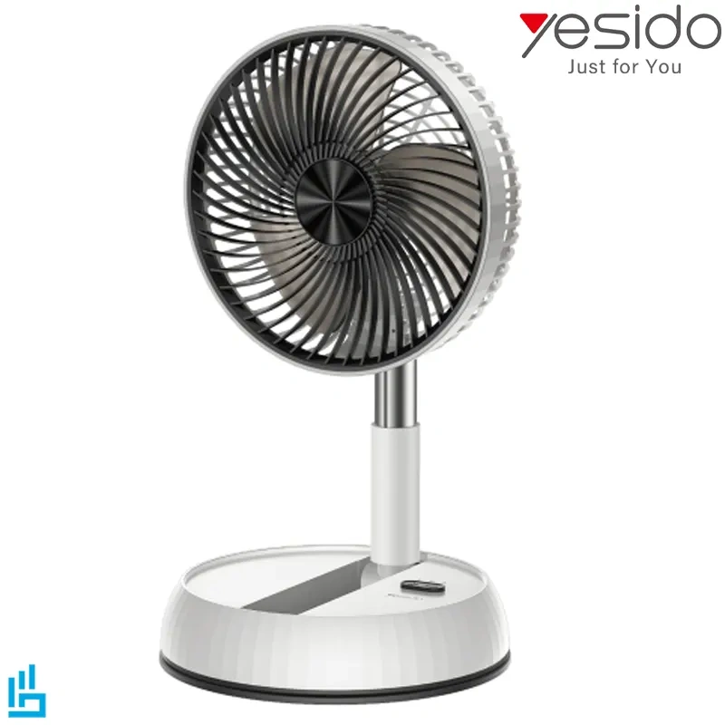 پنکه رومیزی شارژی پایه بلند تاشو YESIDO YF11