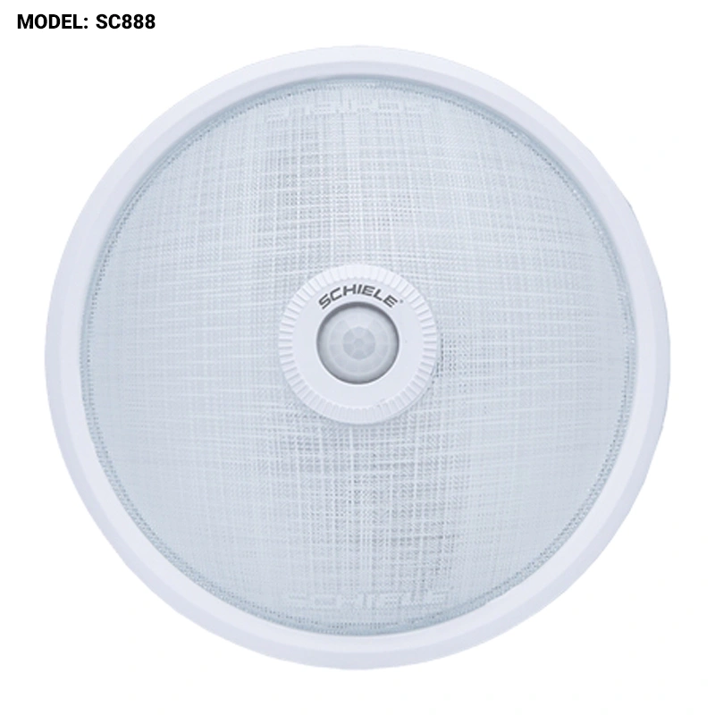 چراغ سقفی سنسوردار شیشه فلزی SC888 شیله