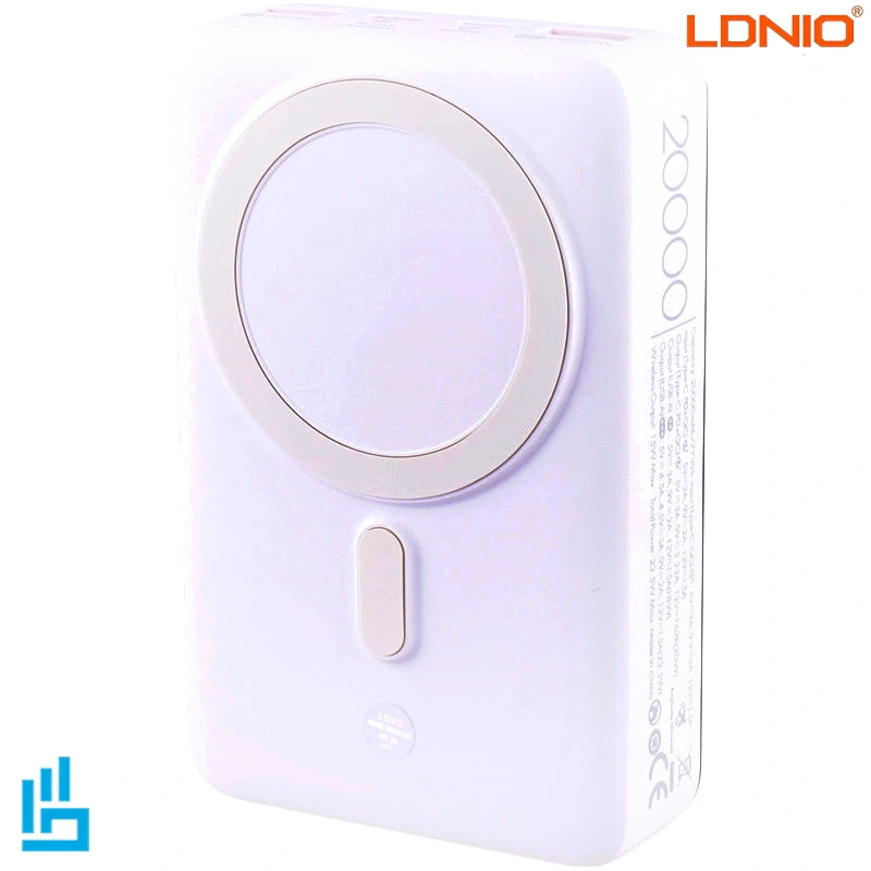 پاور بانک بی سیم فست شارژ 20000 الدینیو Ldnio PQ18 QC3.0 PD 22.5W