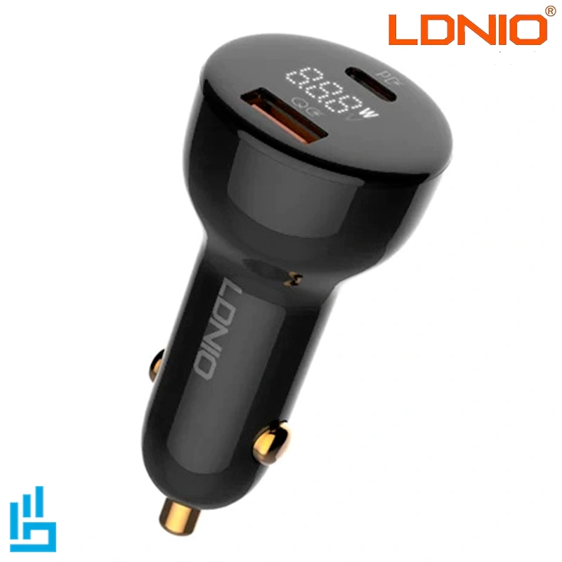 شارژر فندکی سوپر فست شارژ الدینیو LDNIO Super Charge Car Charger 100W C101