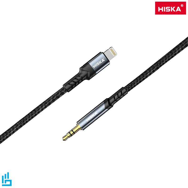 کابل تبدیل لایتنینگ به AUX هیسکا مدل W26 طول 1 متر
