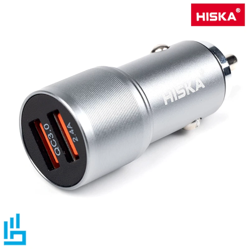 شارژر فندکی هیسکا مدل CC-309Q به همراه کابل تبدیل USB-C