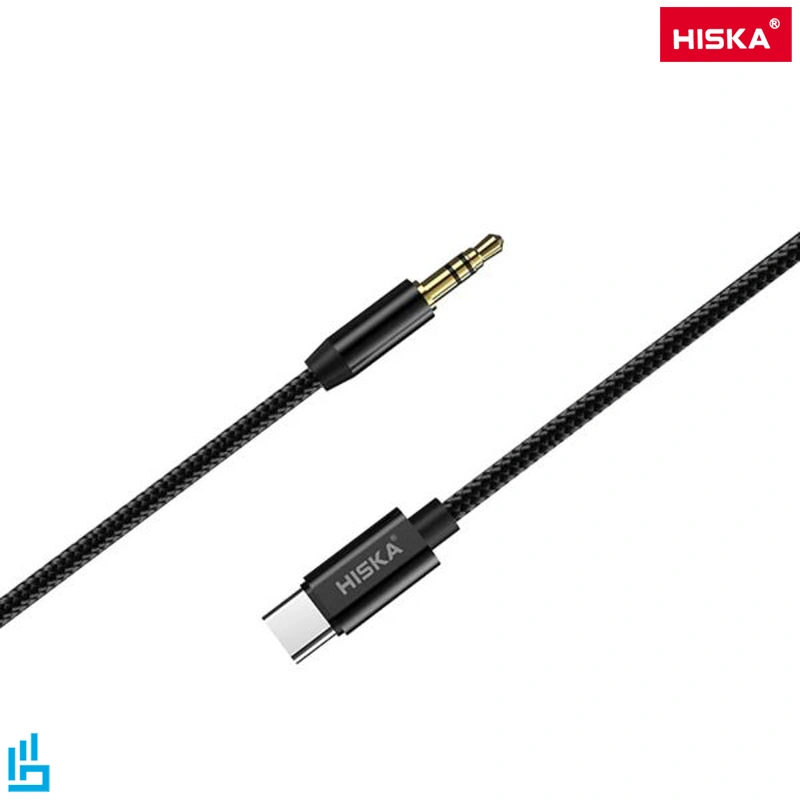 کابل تبدیل USB-C به AUX هیسکا مدل W28 طول 1 متر