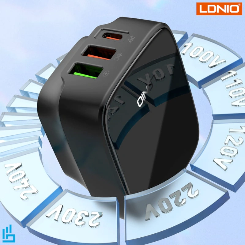 شارژر دیواری الدینیو Ldnio Q334 32W 