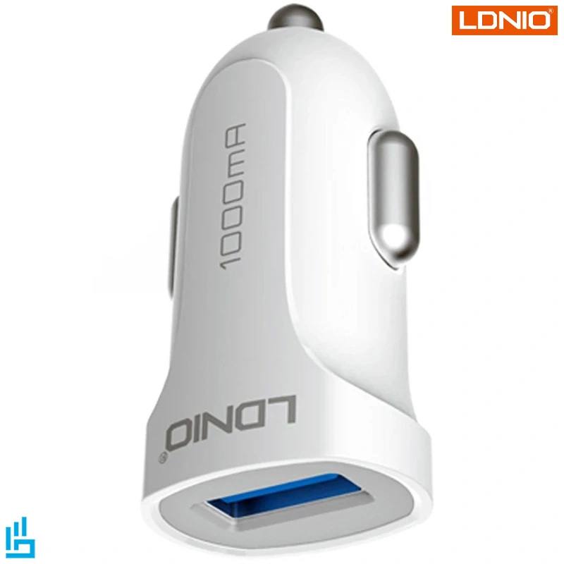 شارژر فندکی الدینیو مدل C17 همراه با کابل 