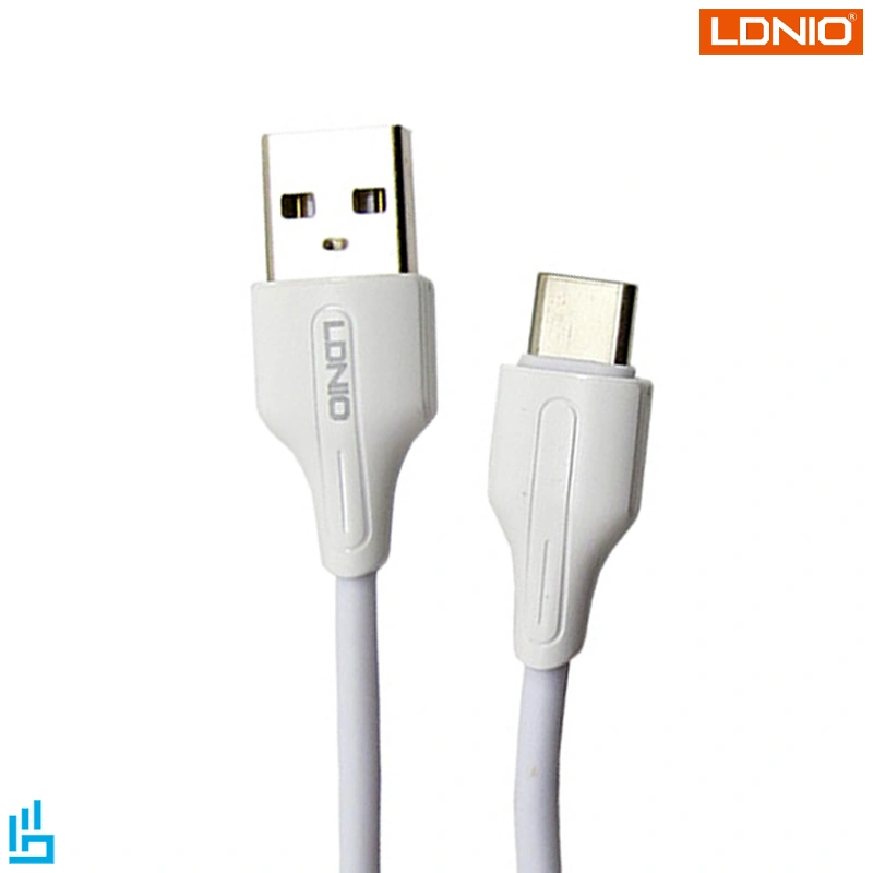 کابل شارژر TYPE-C تایپ سی الدینیو مدل LS540 طول 20 سانتی متر