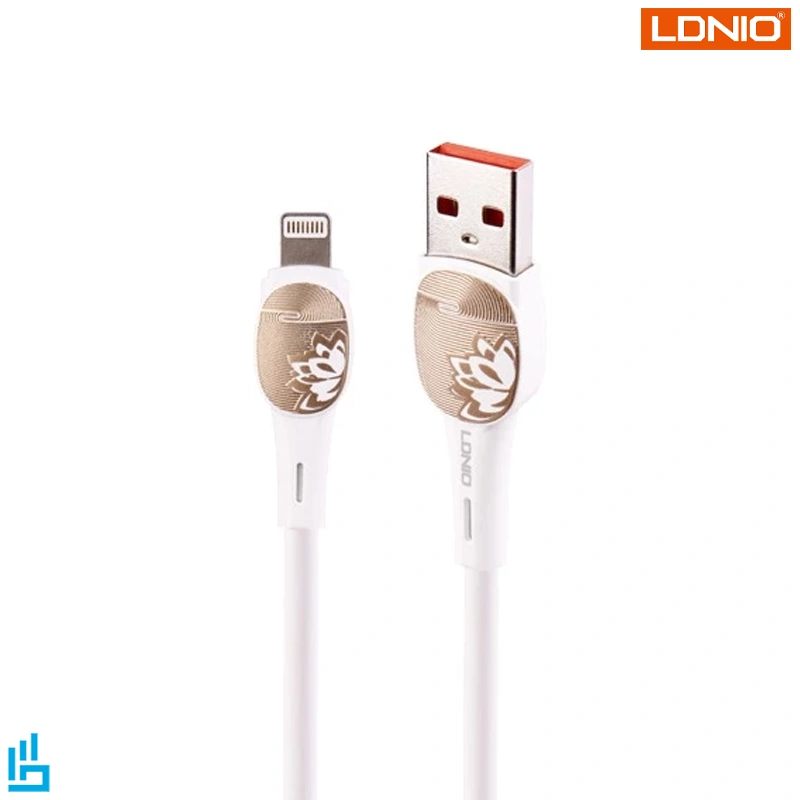 کابل تبدیل USB به لایتنینگ الدینیو مدل LS832 طول 2 متر