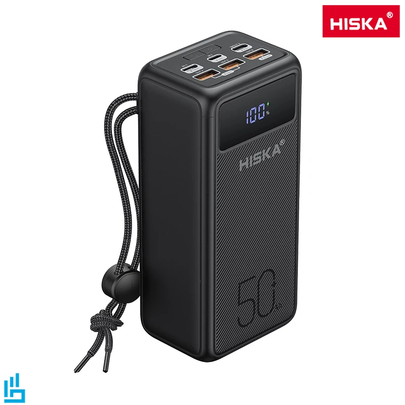 پاوربانک هیسکا مدل HP-510PD ظرفیت 50000 میلی آمپر ساعت