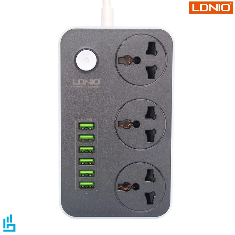سه راهی برق USB دار الدینیو LDNIO مدل SC 3604