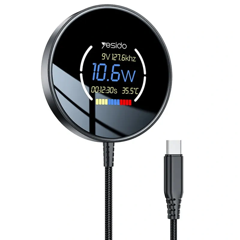 شارژر وایرلس شارژ سریع ۱۵ وات یسیدو DS28 Yesido