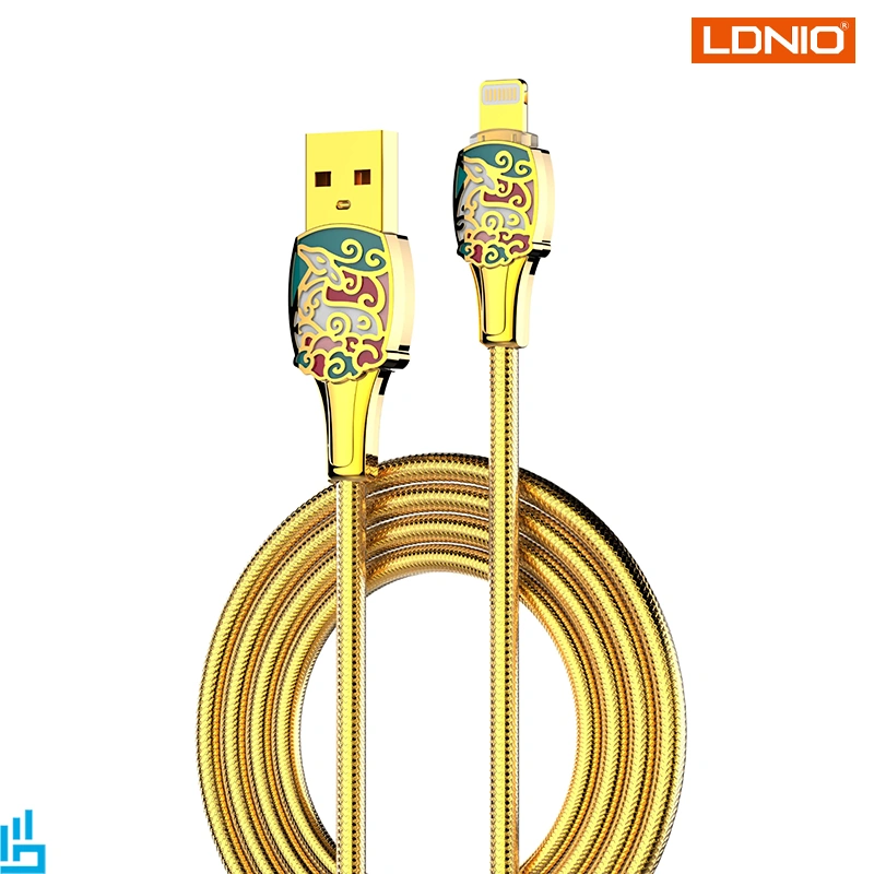 کابل شارژ Lightning الدینیو LDNIO LS881 طول 1 متر