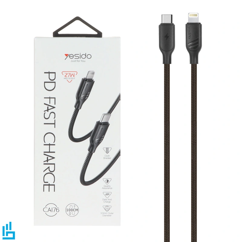 کابل تبدیل شارژ تایپ سی TypeC به لایتنینگ Lightning یسیدو CA176 Yesido