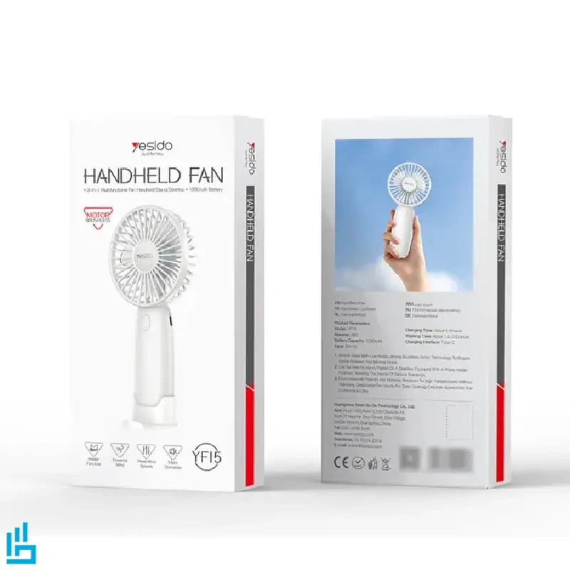 فن پنکه شارژی قابل حمل یسیدو YESIDO YF15