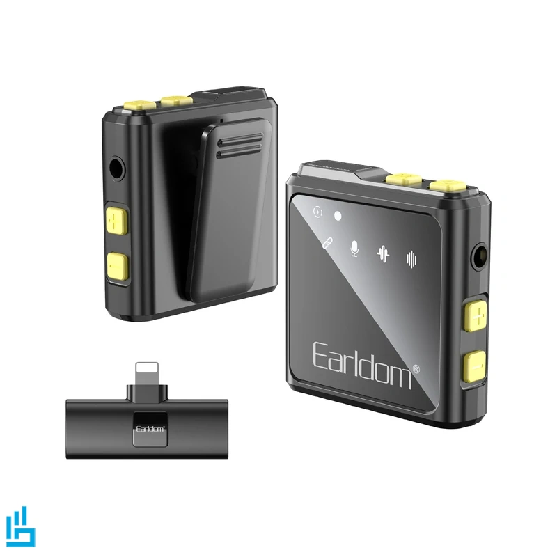 میکروفون بی سیم یقه ای لایتنینگ ارلدام EARLDOM MC9L