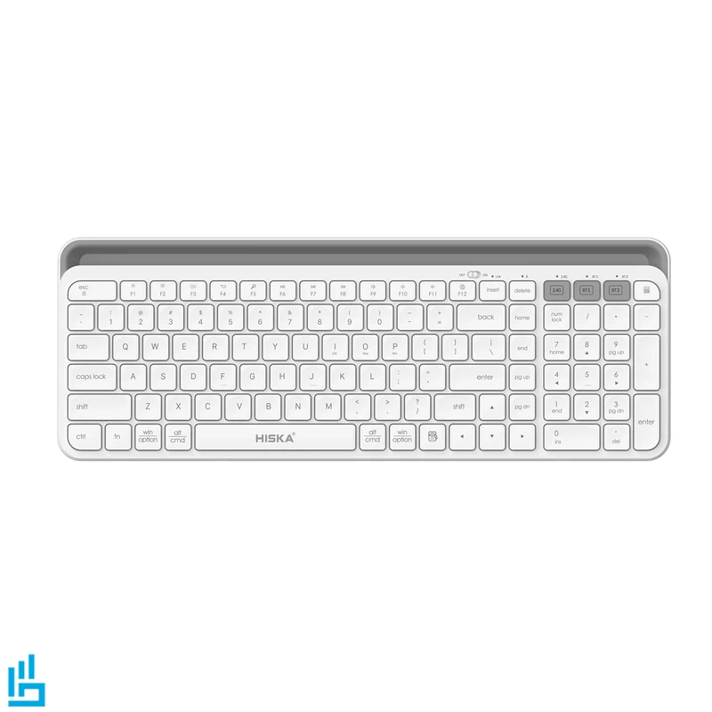 کیبورد وایرلس هیسکا HISKA HX KE255 مینیمال فلزی نازک