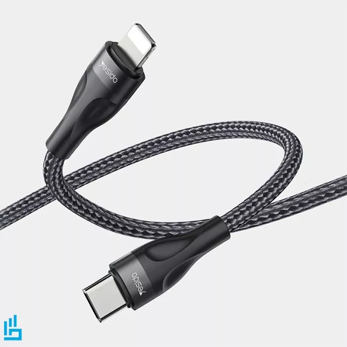 کابل شارژ تایپ سی TypeC به لایتنینگ آیفونی YESIDO CA82 طول 30 سانتی متر