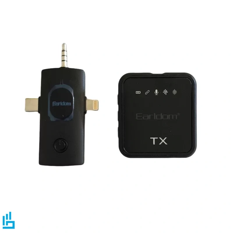 میکروفون یقه ای بی سیم ارلدام EARLDOM MC12 Type-C/Lightning/3.5mm