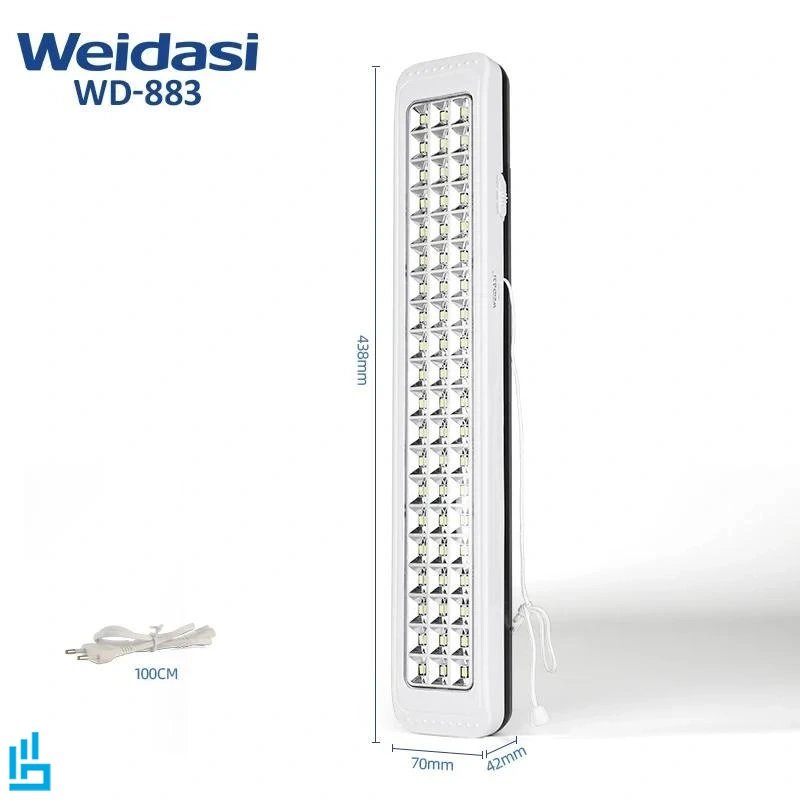لامپ و چراغ اضطراری شارژی ویداسی WEIDASI 883