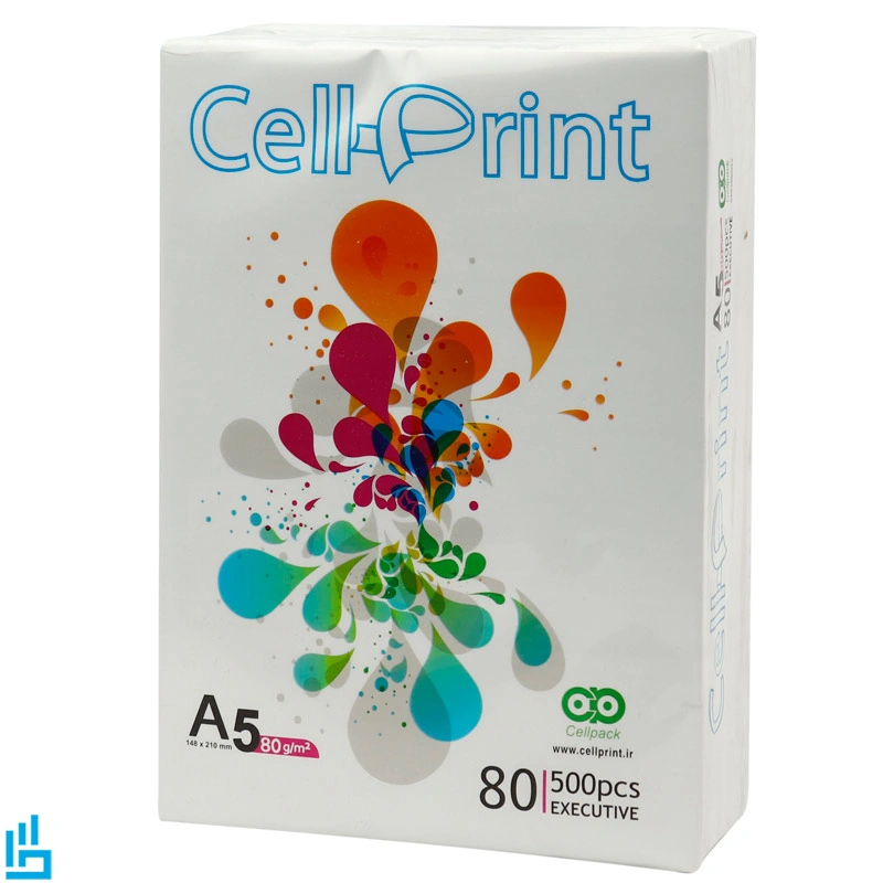 کاغذ 80g A5 بسته 500 عددی Cellprint