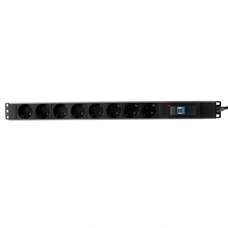چند راهی 8 خانه ارت دار پارت الکتریک  کابل 1.8 Rack Mount مدل PE2266