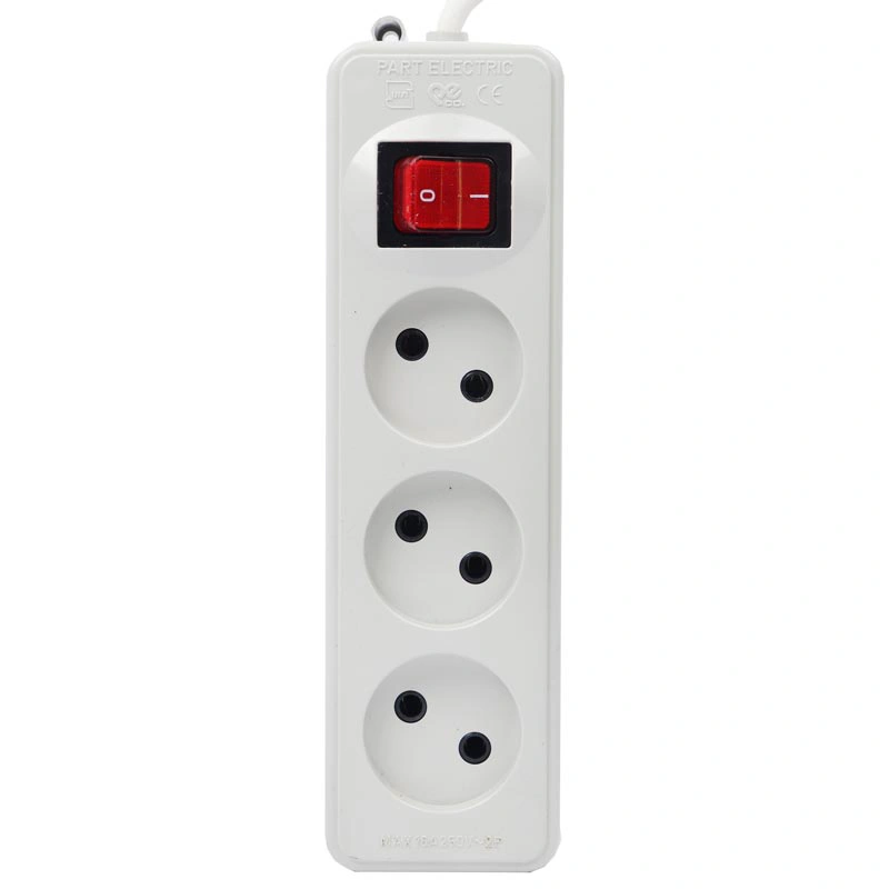 چند راهی برق شهاب 3 خانه بدون ارت با کابل 3 متر پارت الکتریک مدل PE2024