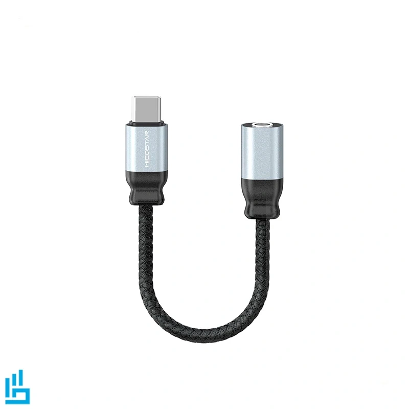 کابل تبدیل تایپ سی به AUX هایکو استار HICOSTAR HS T12C طول 12 سانتی متر