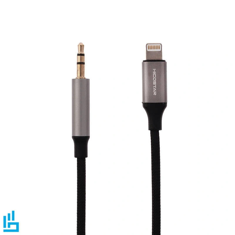 کابل تبدیل لایتنینگ به Aux هایکو استار HICOSTAR HS A401 طول 120 سانتی متر