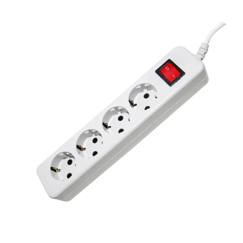 چندراهی نیک 4 خانه ارت دار کلید دار کابل 1.8 پارت الکتریک مدل 293