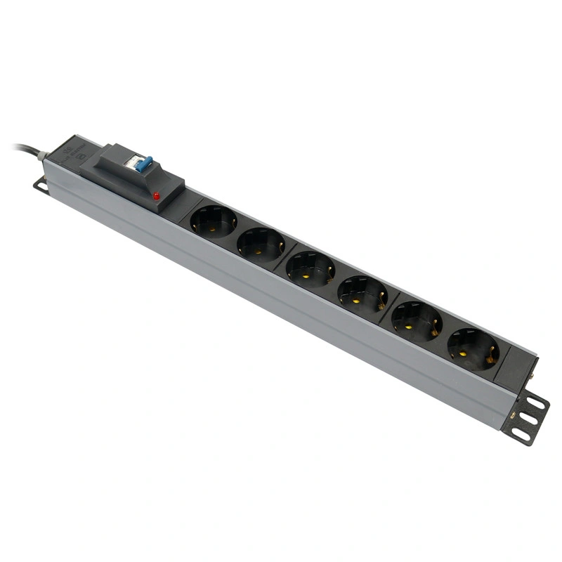 چندراهی 6 خانه کابل 1/8 متر پارت الکتریک مدل PE 2265 Rack Mount
