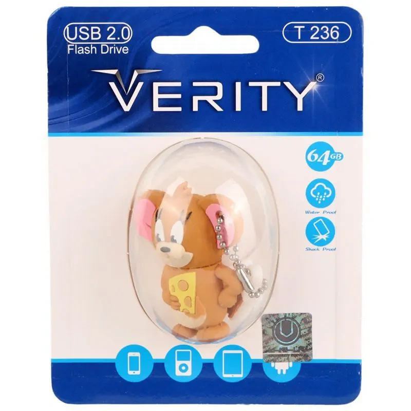 فلش مموری عروسکی 64 گیگ وریتی Verity T236