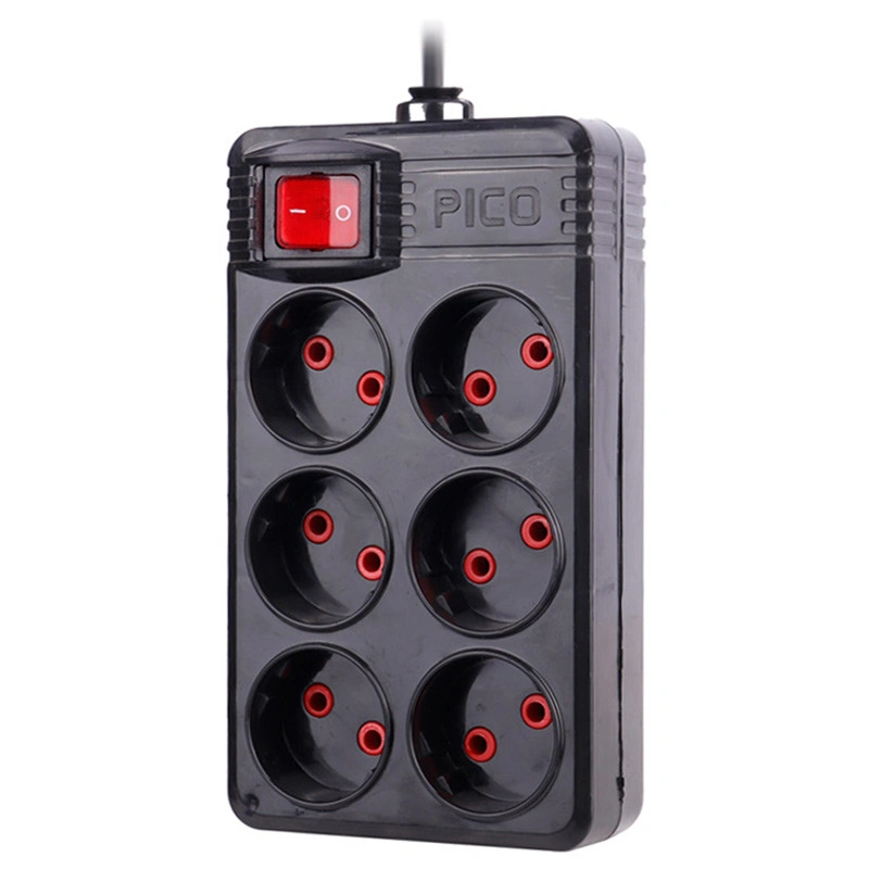 چند راهی 6 خانه پیکو الکتریک با کابل 1٫5 متری