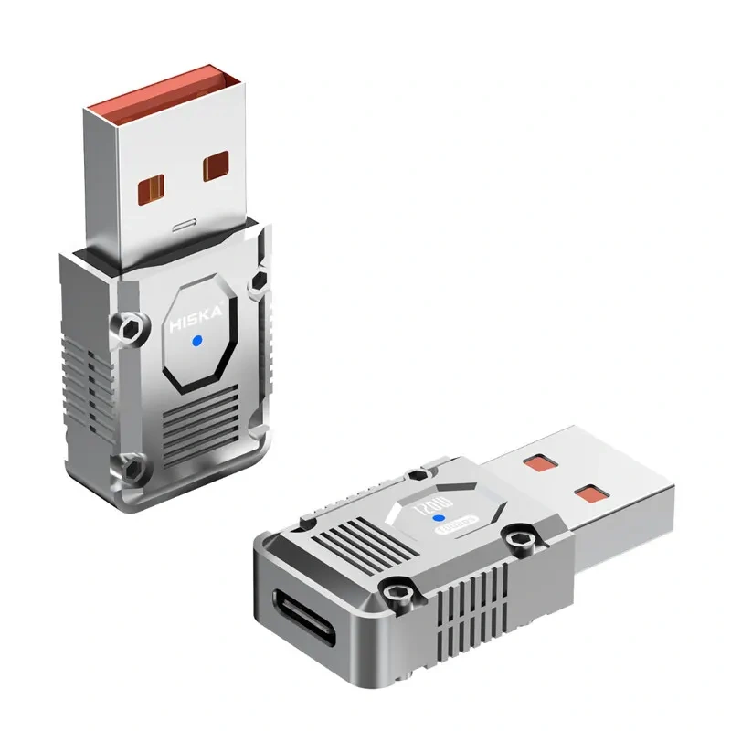 OTG تبدیل USB-A to USB-C هیسکا hiska H9
