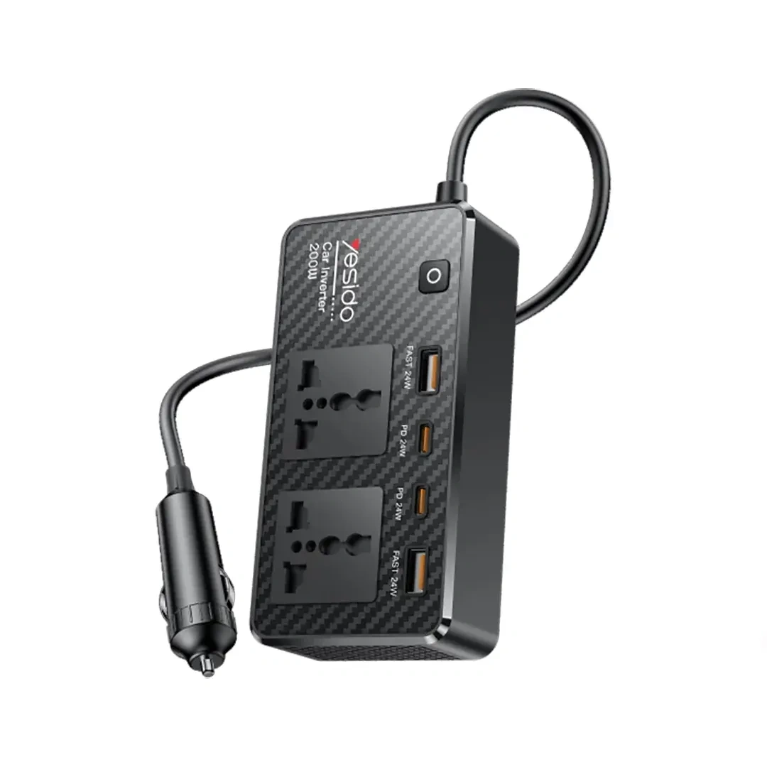 اینورتر چندراهی فندکی خودرو Yesido مدل VC07