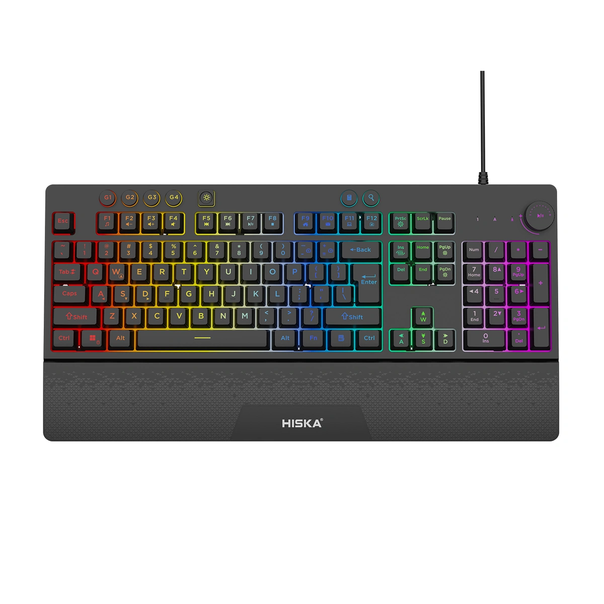 کیبورد گیمینگ هیسکا hiska KEG405