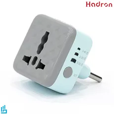 محافظ برق تبدیل شارژر 3 به 2 تایمر دار هادرون P103