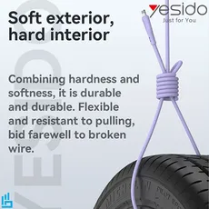 کابل تبدیل لایتنینگ (آیفونی) CA119 یسیدو YESIDO طول 1 متر lightning