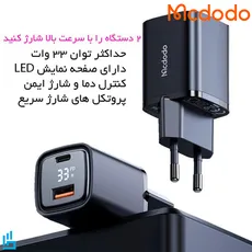 شارژر دیواری مدل CH1701 دو پورت مک دودو Mcdodo