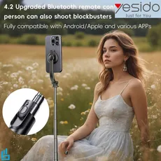 مونوپاد(پایه سلفی) برای عکاسی SF19 یسیدو YESIDO