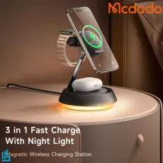 شارژر وایرلس سه کاره مک دودو Mcdodo مدل CH4952