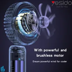 پنکه کوچک قابل حمل دارای پاوربانک مدل YESIDO YF10