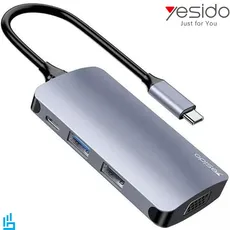 هاب هفت پورت با کابل TypeC تایپ سی یسیدو Yesido HB16