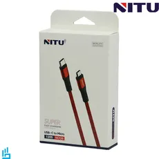 کابل تبدیل شارژ تایپ سی Type-Cبه میکرو Micro نیتو NITU NC126 طول 120 سانتی متر
