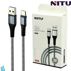 کابل تبدیل (شارژ) تایپ سی Type C نیتو NITU NC202 طول 2 متر