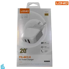 شارژر دیواری الدینیو LDNIO A2316c به همراه کابل تبدیل USB-C
